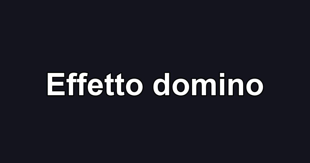 Effetto domino