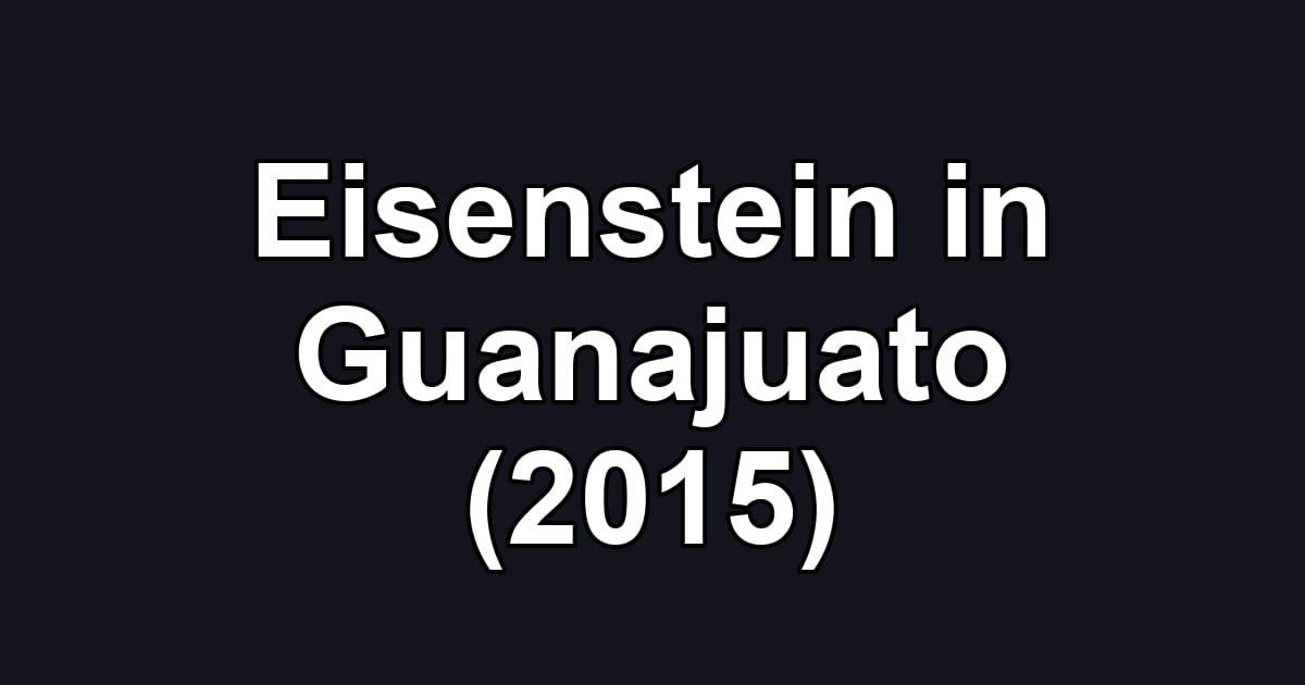 Eisenstein in Guanajuato (2015)