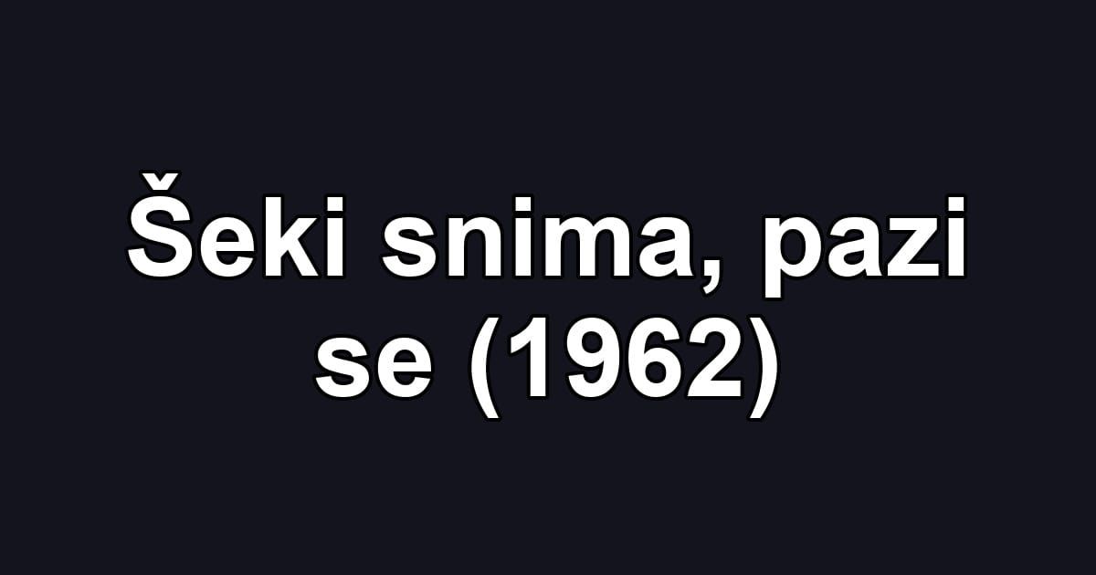 Šeki snima, pazi se (1962)