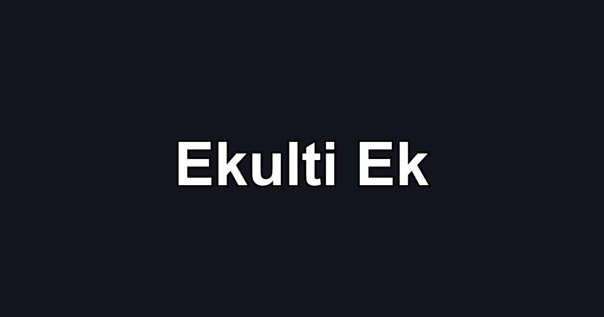 Ekulti Ek