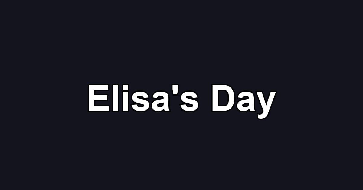 Elisa's Day
