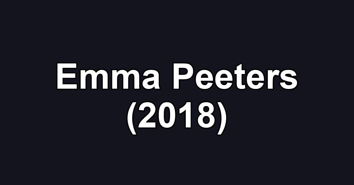 Emma Peeters (2018)