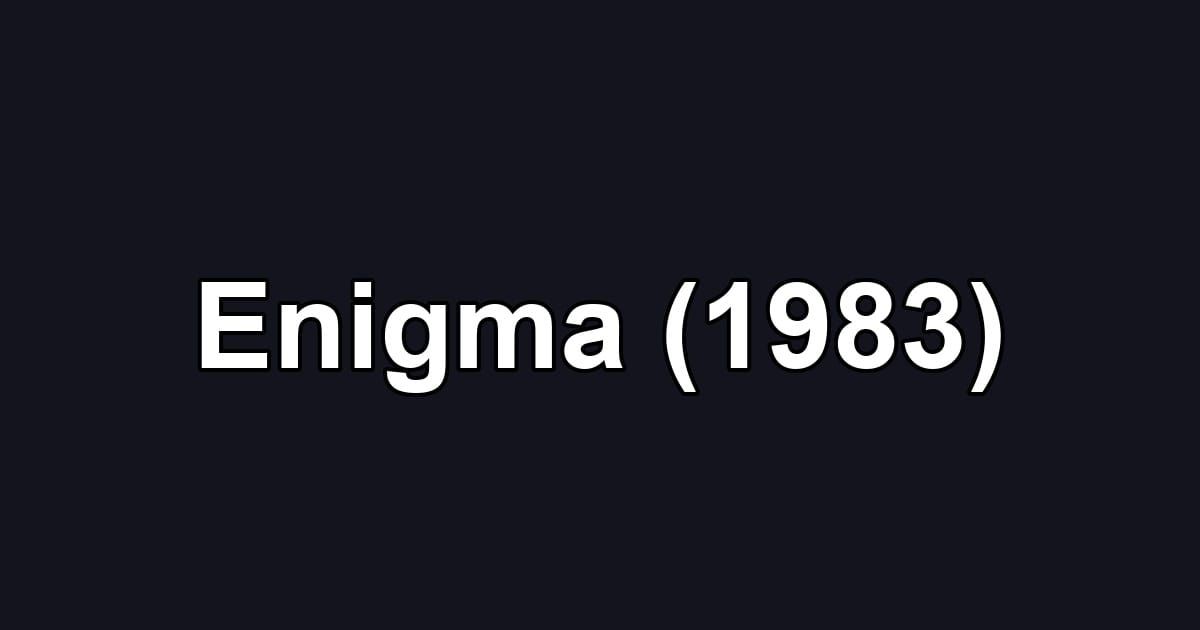 Enigma (1983)