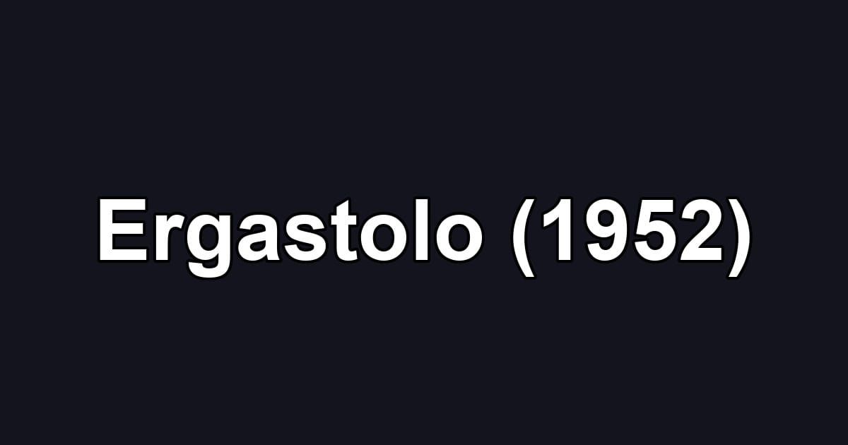 Ergastolo (1952)