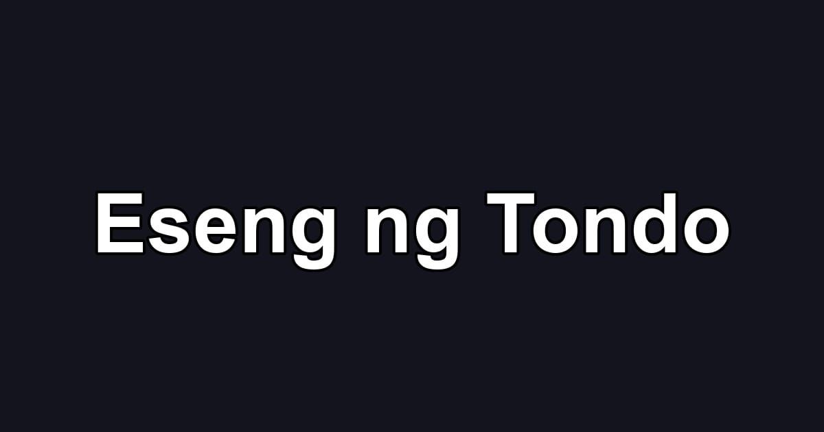 Eseng ng Tondo