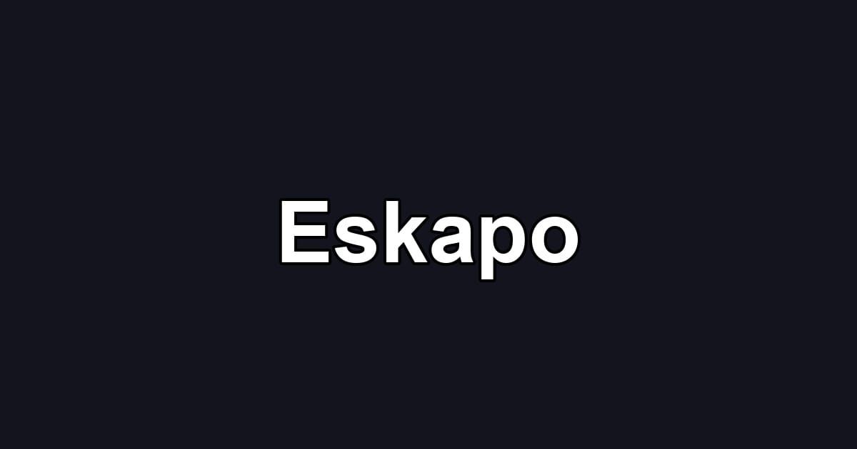 Eskapo