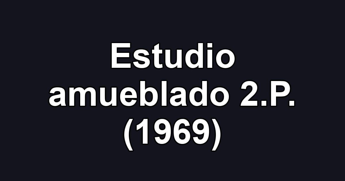 Estudio amueblado 2.P. (1969)