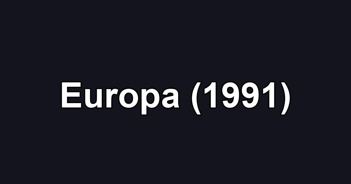 Europa (1991)