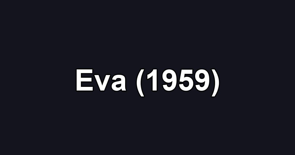 Eva (1959)