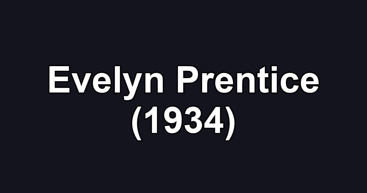 Evelyn Prentice (1934)