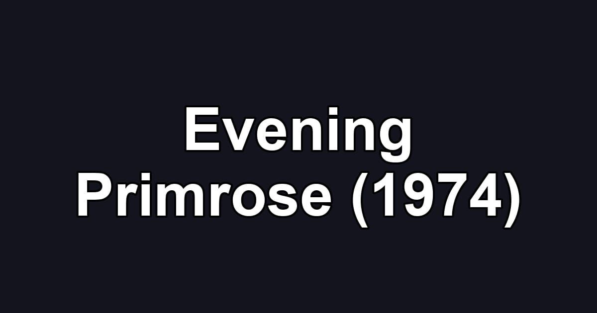 Evening Primrose (1974)