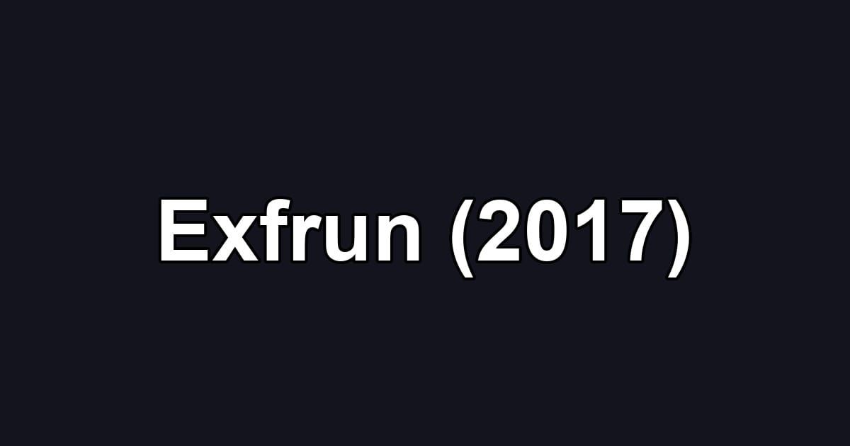 Exfrun (2017)