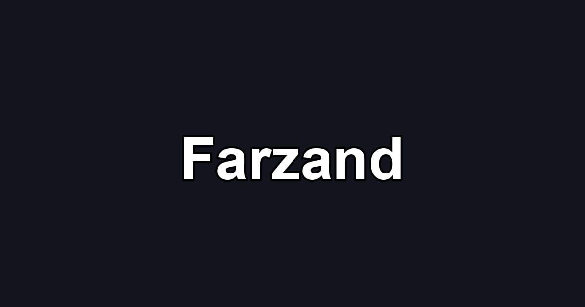 Farzand