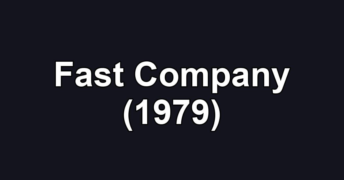 Fast Company (1979)