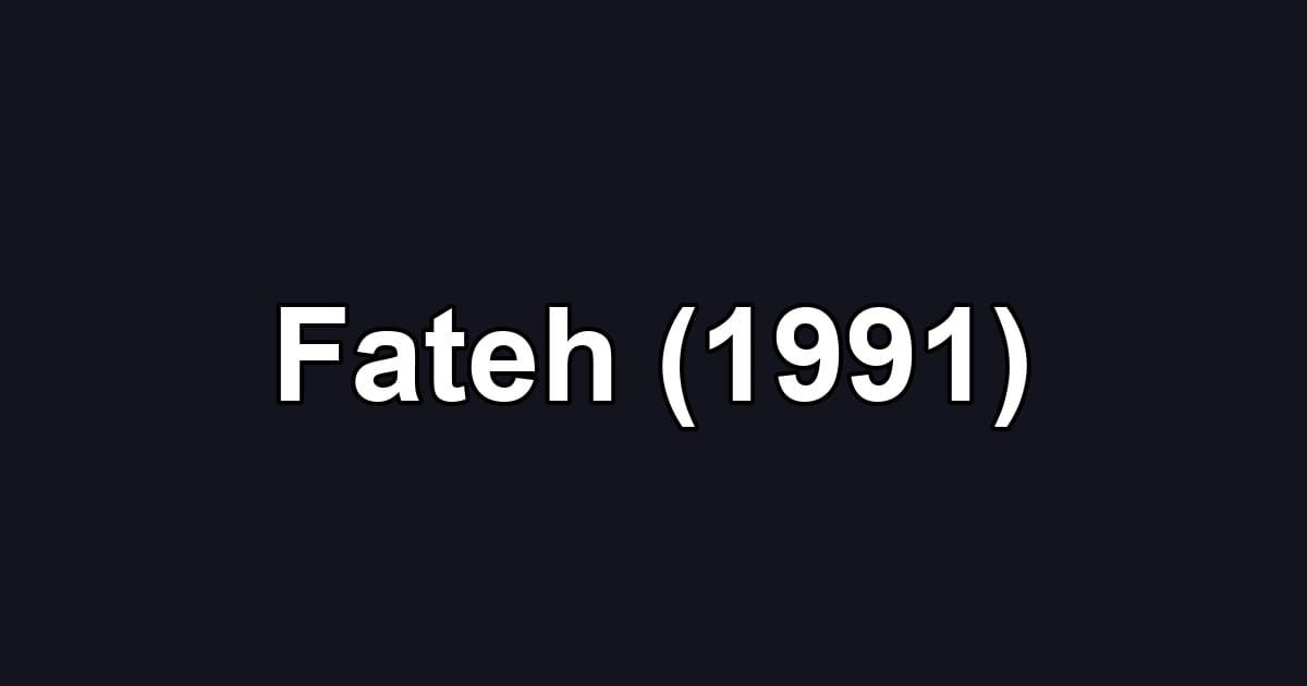 Fateh (1991)