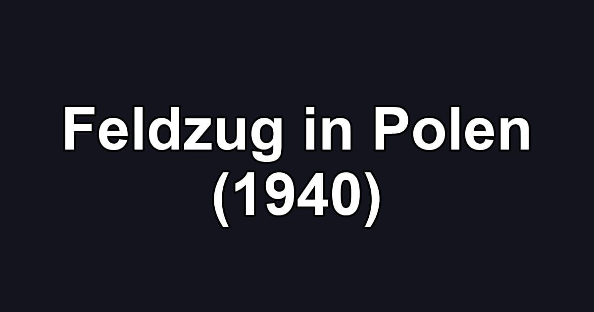 Feldzug in Polen (1940)