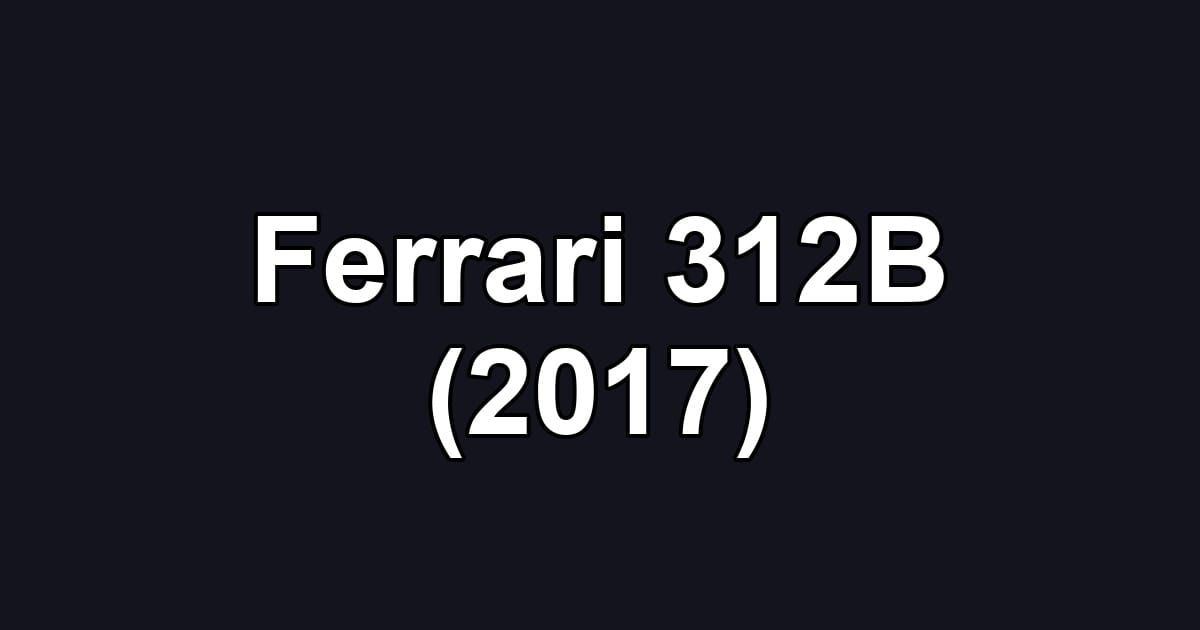 Ferrari 312B (2017)