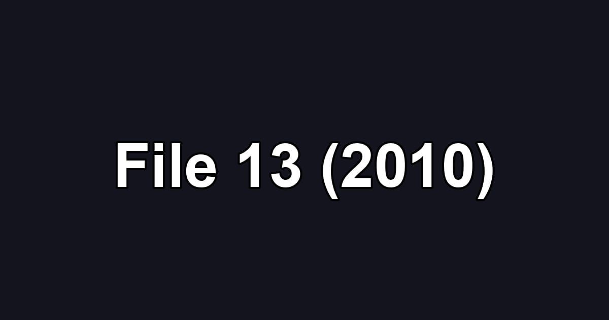 File 13 (2010)