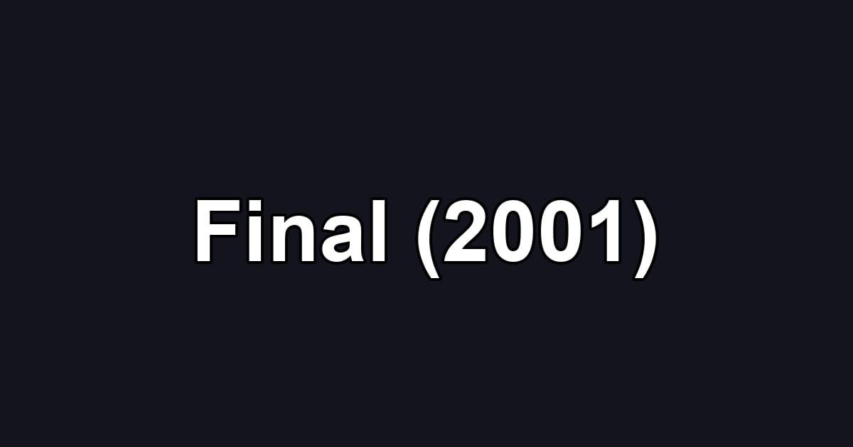 Final (2001)
