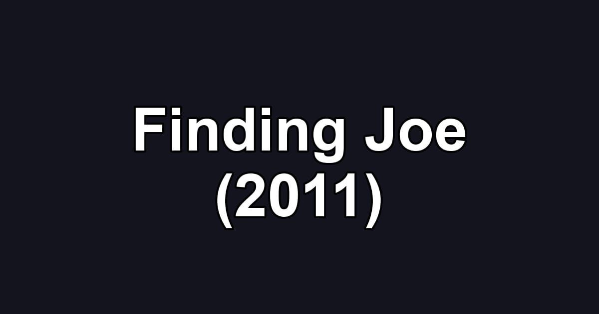 Finding Joe (2011)