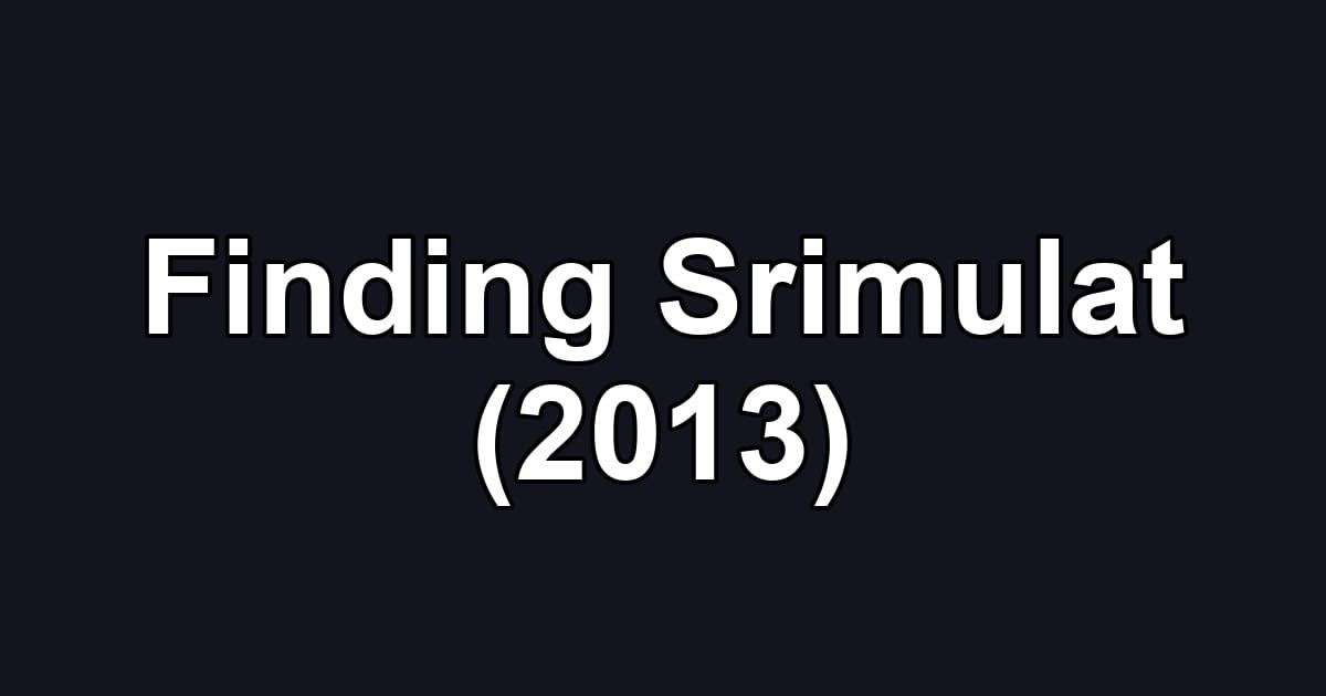 Finding Srimulat (2013)