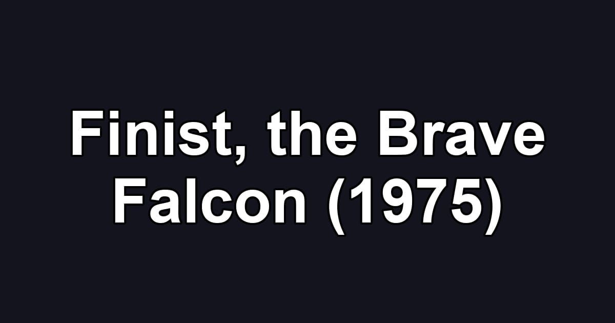 Finist, the Brave Falcon (1975)