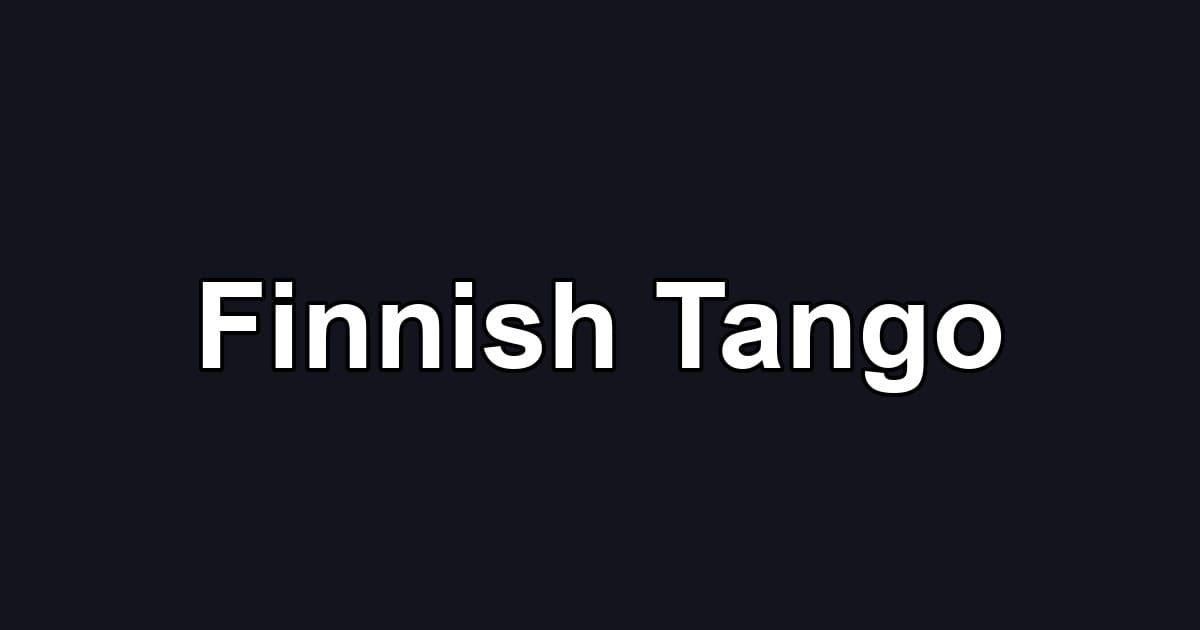 Finnish Tango