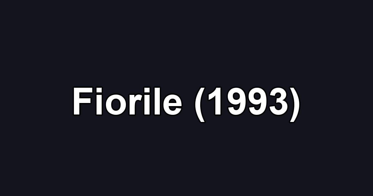 Fiorile (1993)