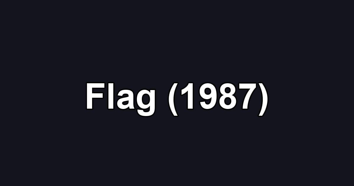 Flag (1987)