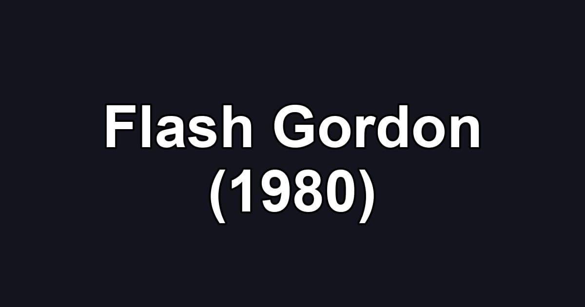 Flash Gordon (1980)