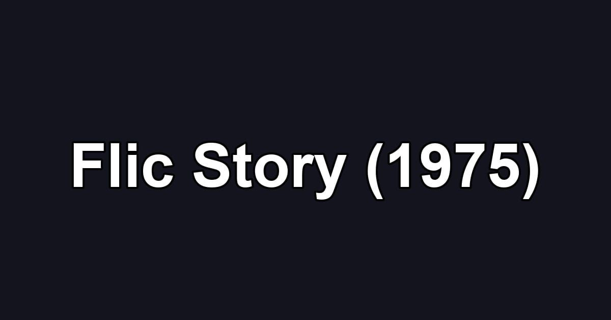 Flic Story (1975)
