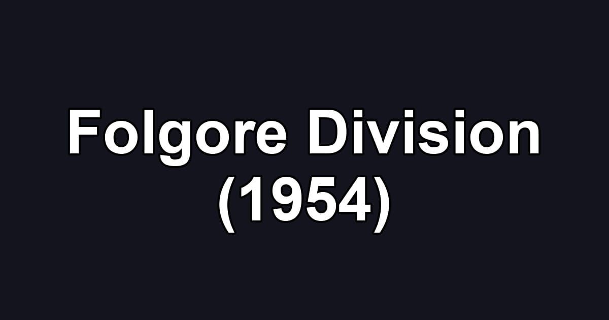 Folgore Division (1954)