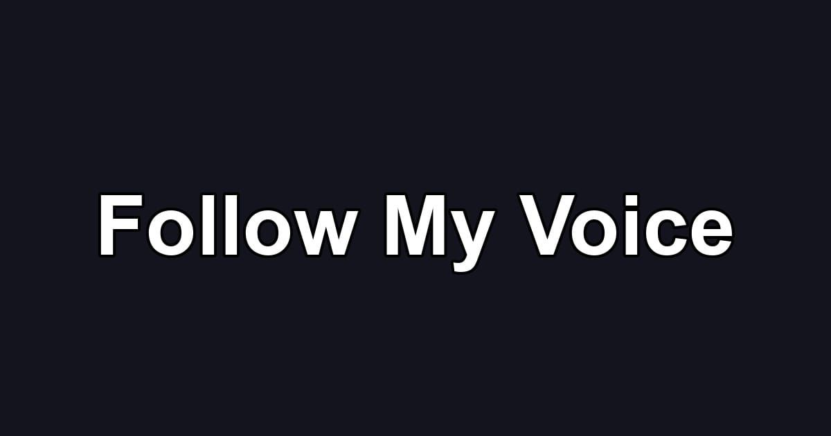Follow My Voice