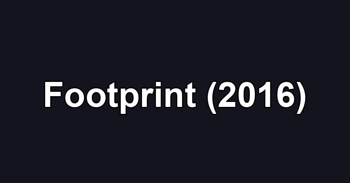 Footprint (2016)