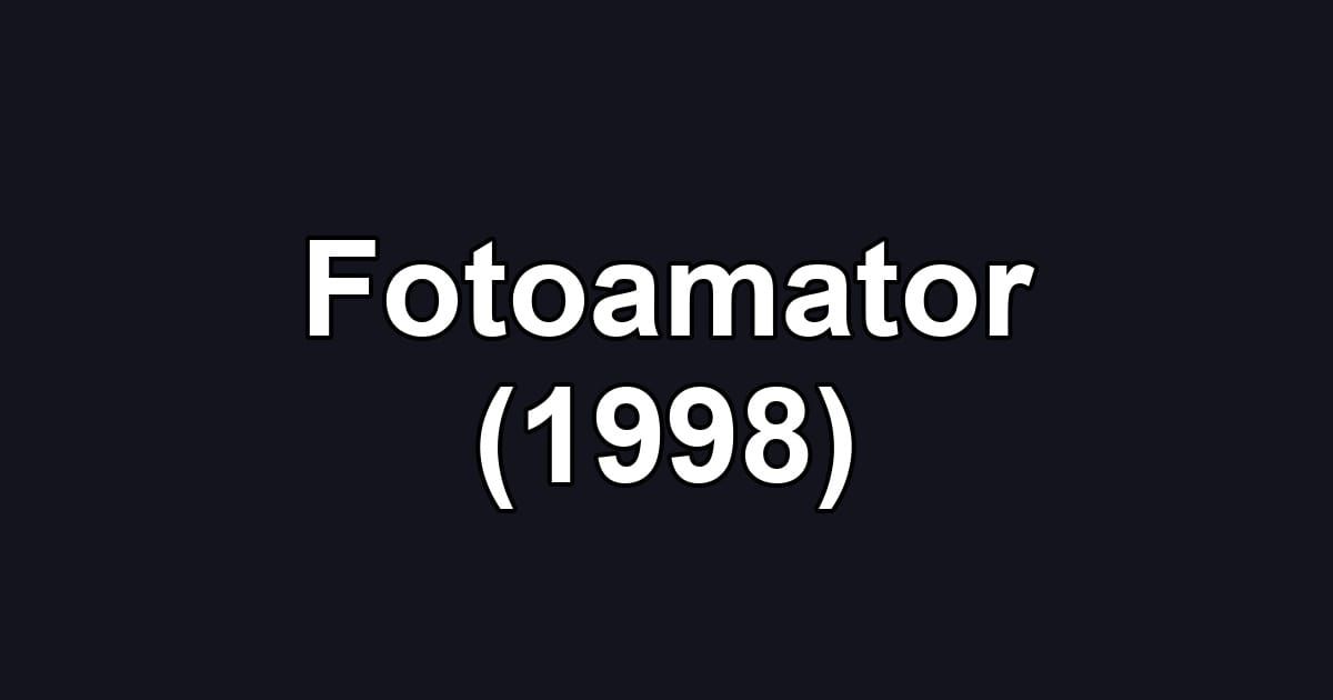 Fotoamator (1998)