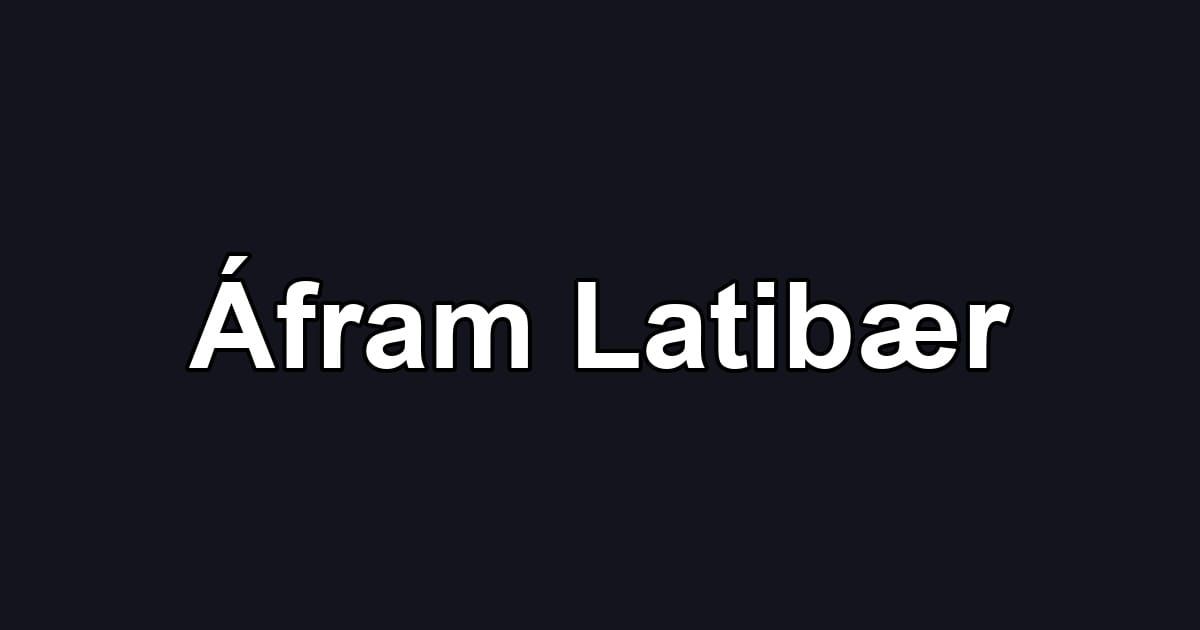Áfram Latibær