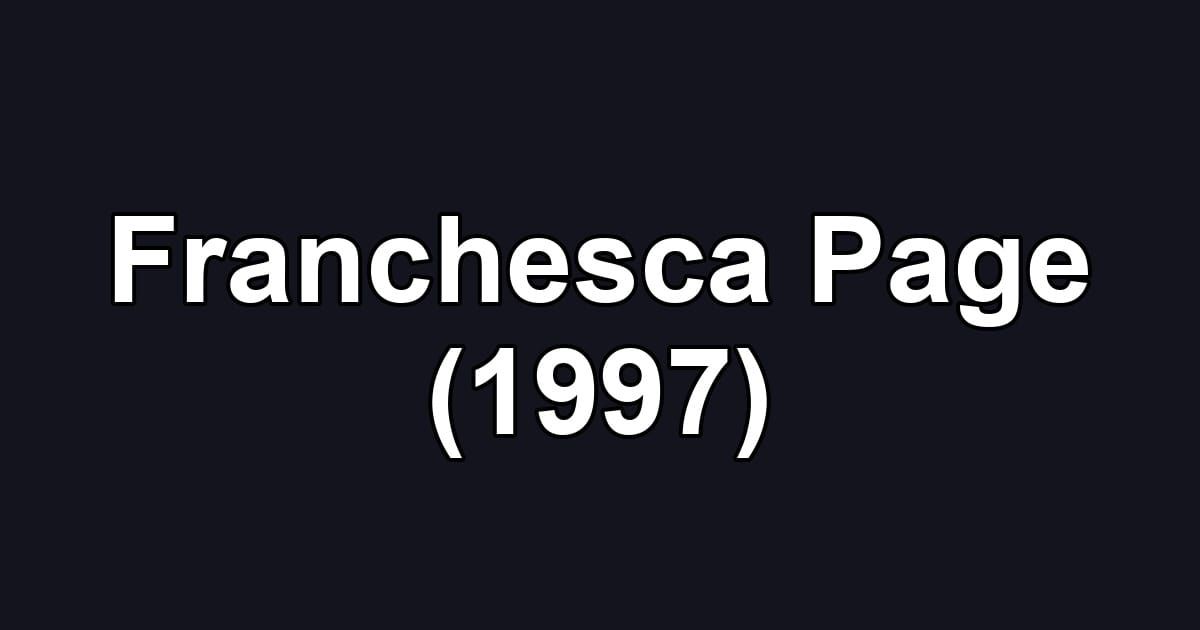 Franchesca Page (1997)