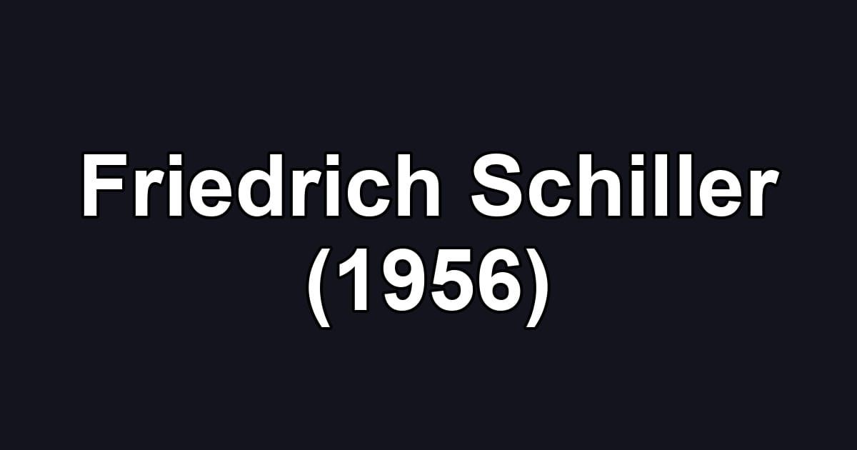 Friedrich Schiller (1956)