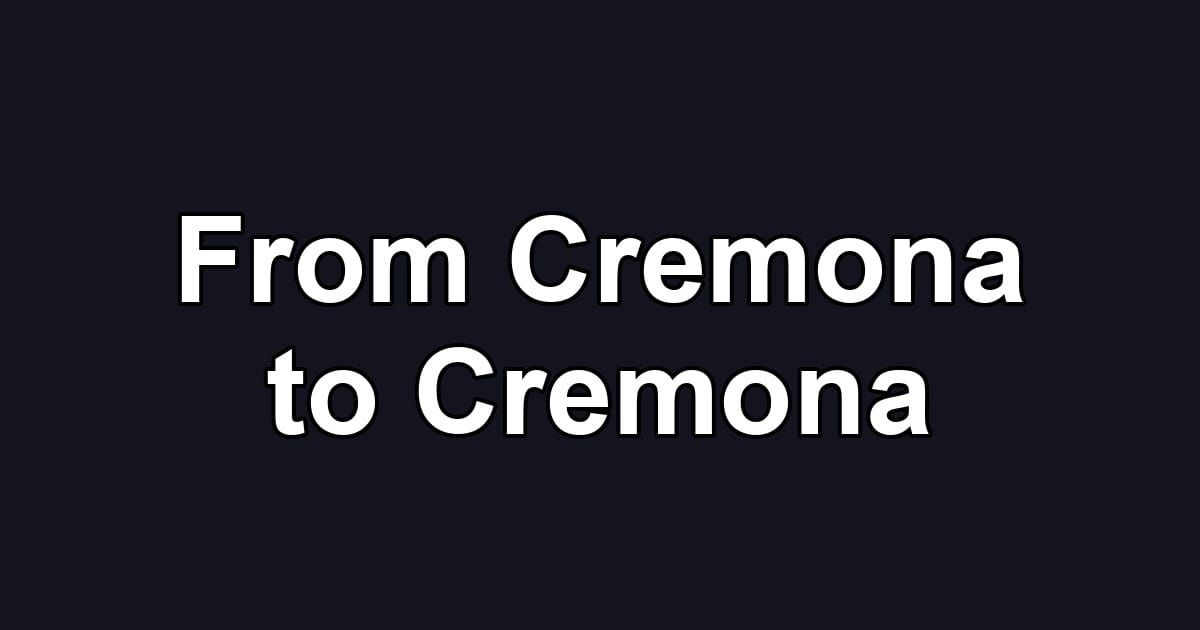 From Cremona to Cremona