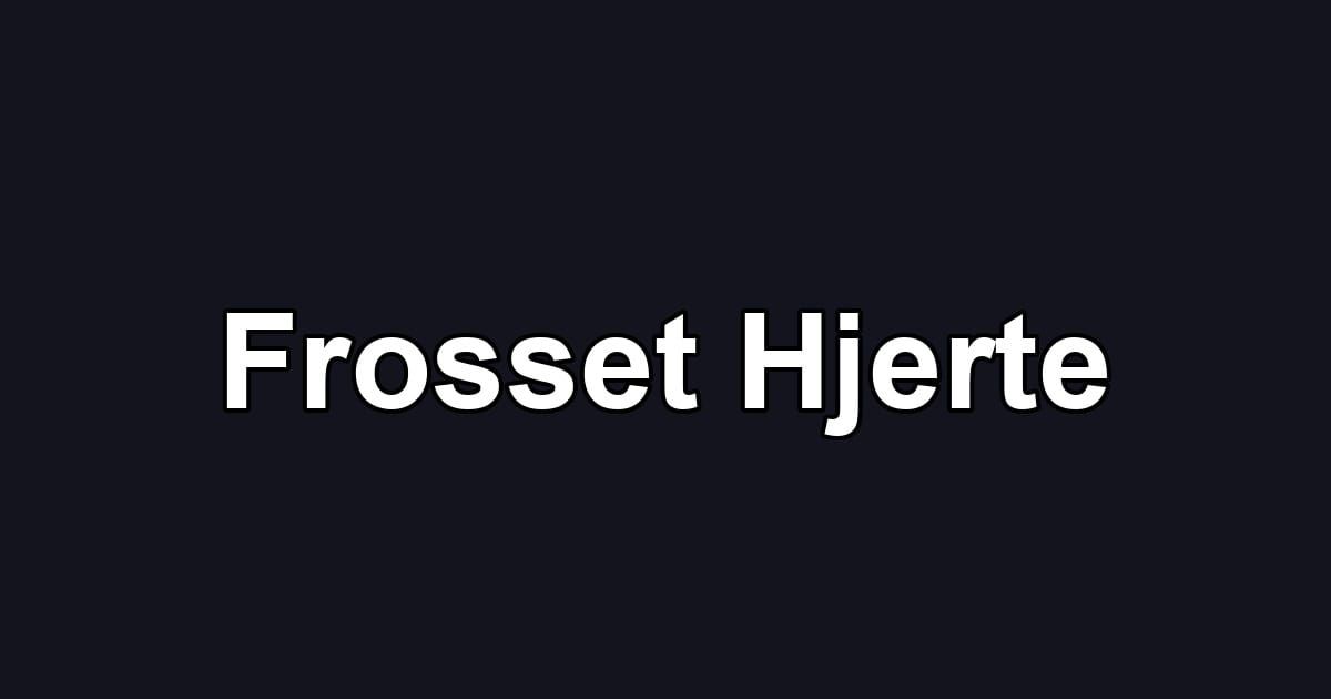 Frosset Hjerte