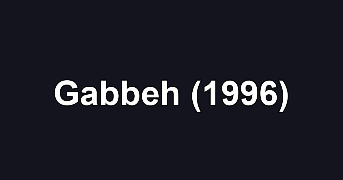 Gabbeh (1996)