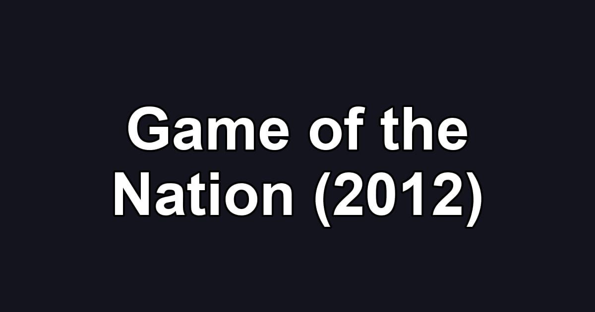 Game of the Nation (2012)