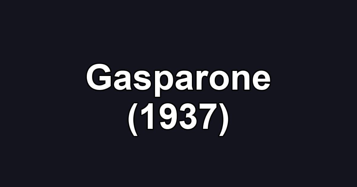 Gasparone (1937)