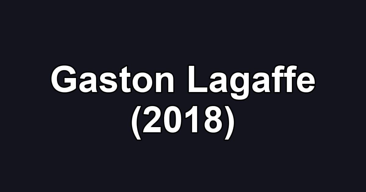 Gaston Lagaffe (2018)