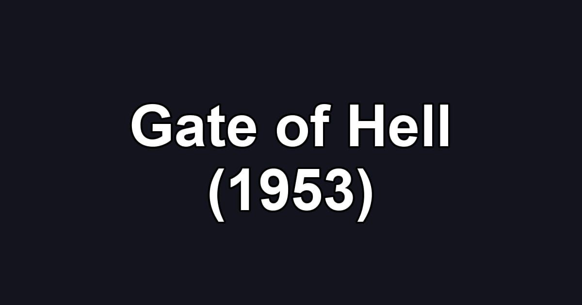 Gate of Hell (1953)