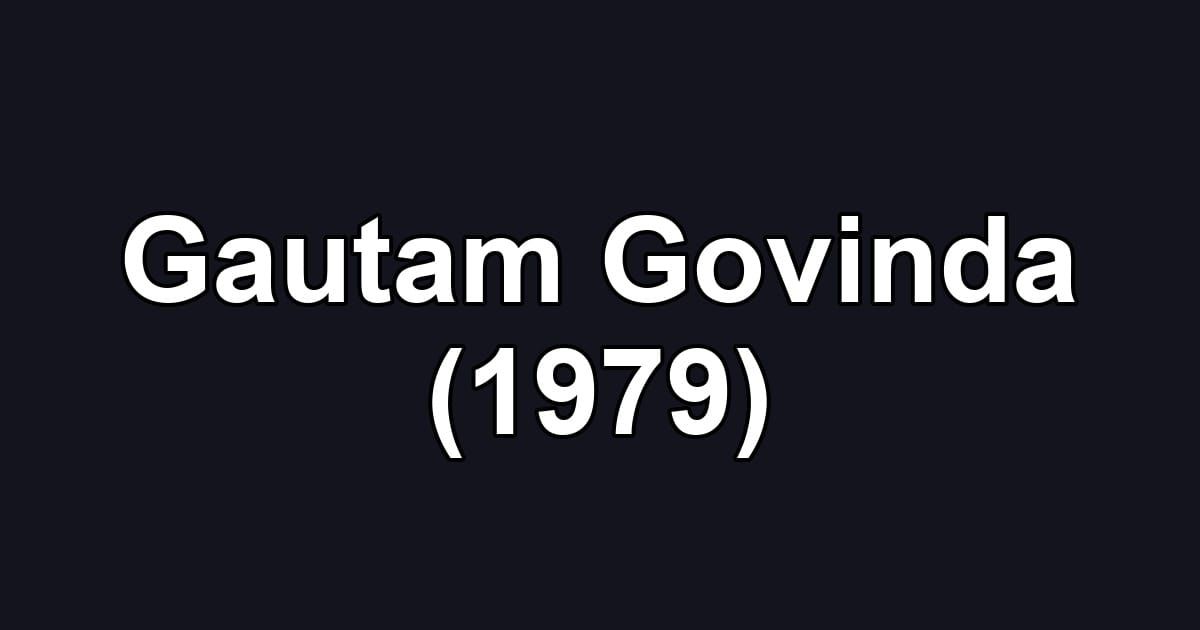 Gautam Govinda (1979)