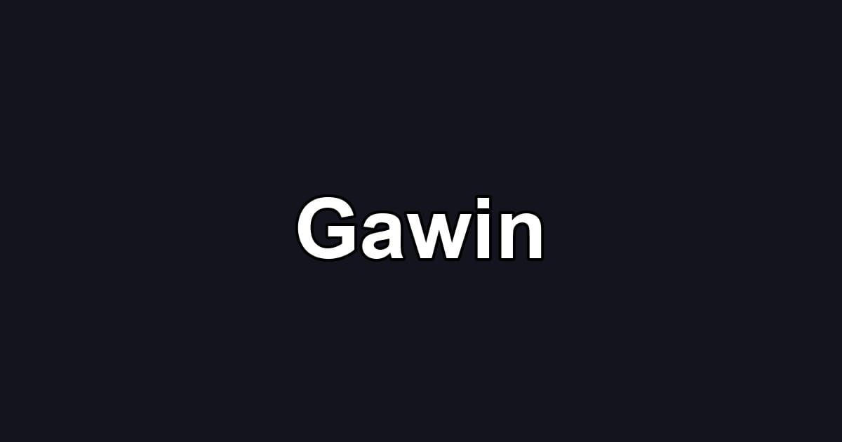Gawin