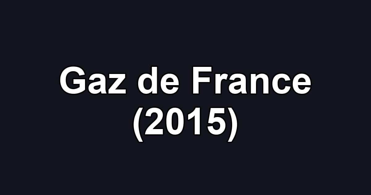 Gaz de France (2015)
