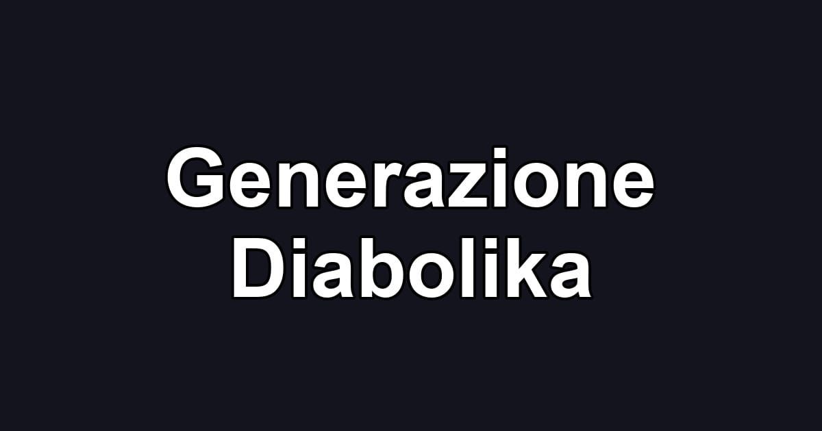 Generazione Diabolika