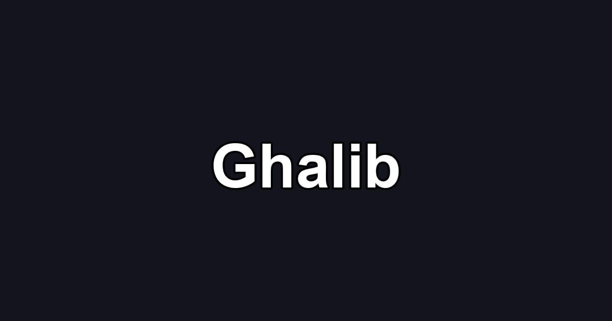 Ghalib